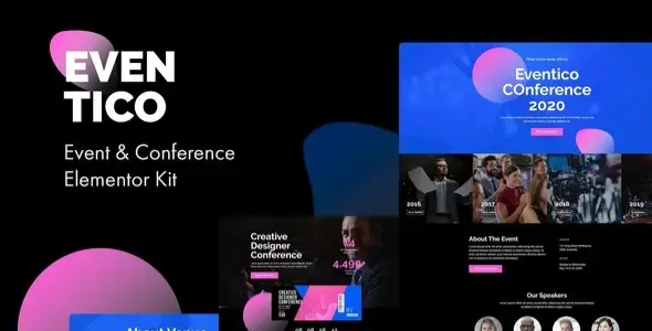 Eventico – Event & Conference Elementor Template Kit
